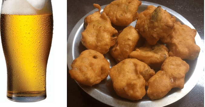 बियर आणि पकोडे
