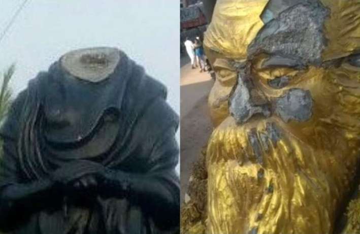 मार्च २०२० - पेरियार यांच्या पुदुक्कोट्टई येथे पुतळ्याची तोडफोड करण्यात आली. दुसऱ्या दिवशी वेल्लोरमध्ये, तामिळनाडूतील भाजपचे ज्येष्ठ नेते एच राजा ह्यांनी ह्या कृत्याचे समर्थन करून फेसबुक पोस्ट द्वारे राज्यातील सगळे पेरियार पुतळे नष्ट करण्याचा सल्ला दिला. 